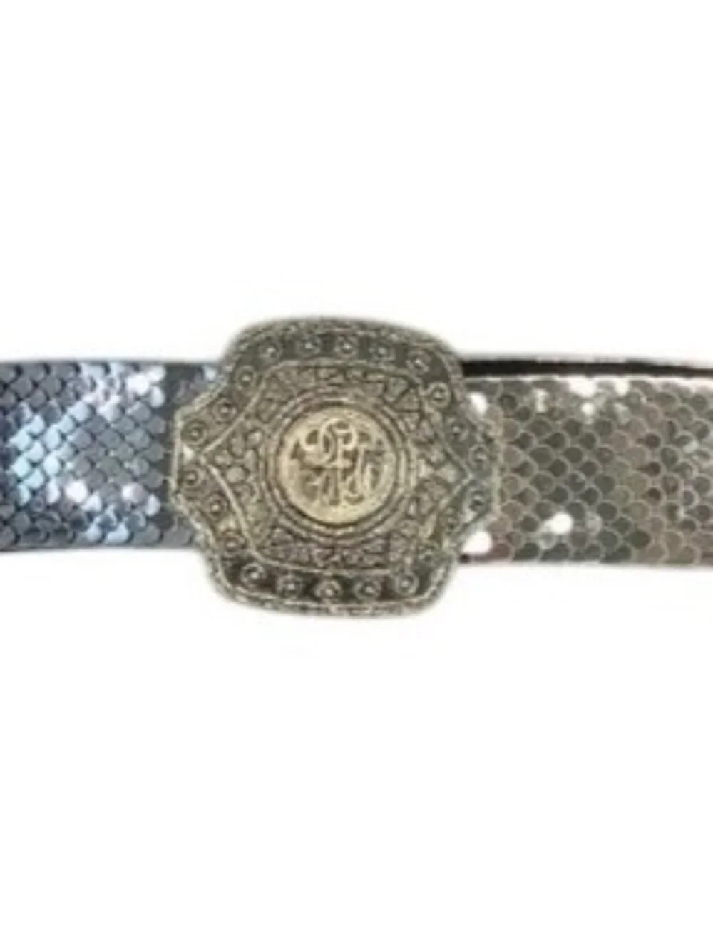 Vintage Bobby & Elaine Silver Stretchy Belt 28
